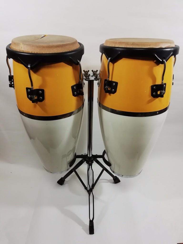 Leo Percussion kongapár állvánnyal